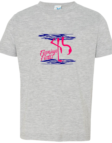 3321 Toddler Flamingo Shirt Water Silhouette