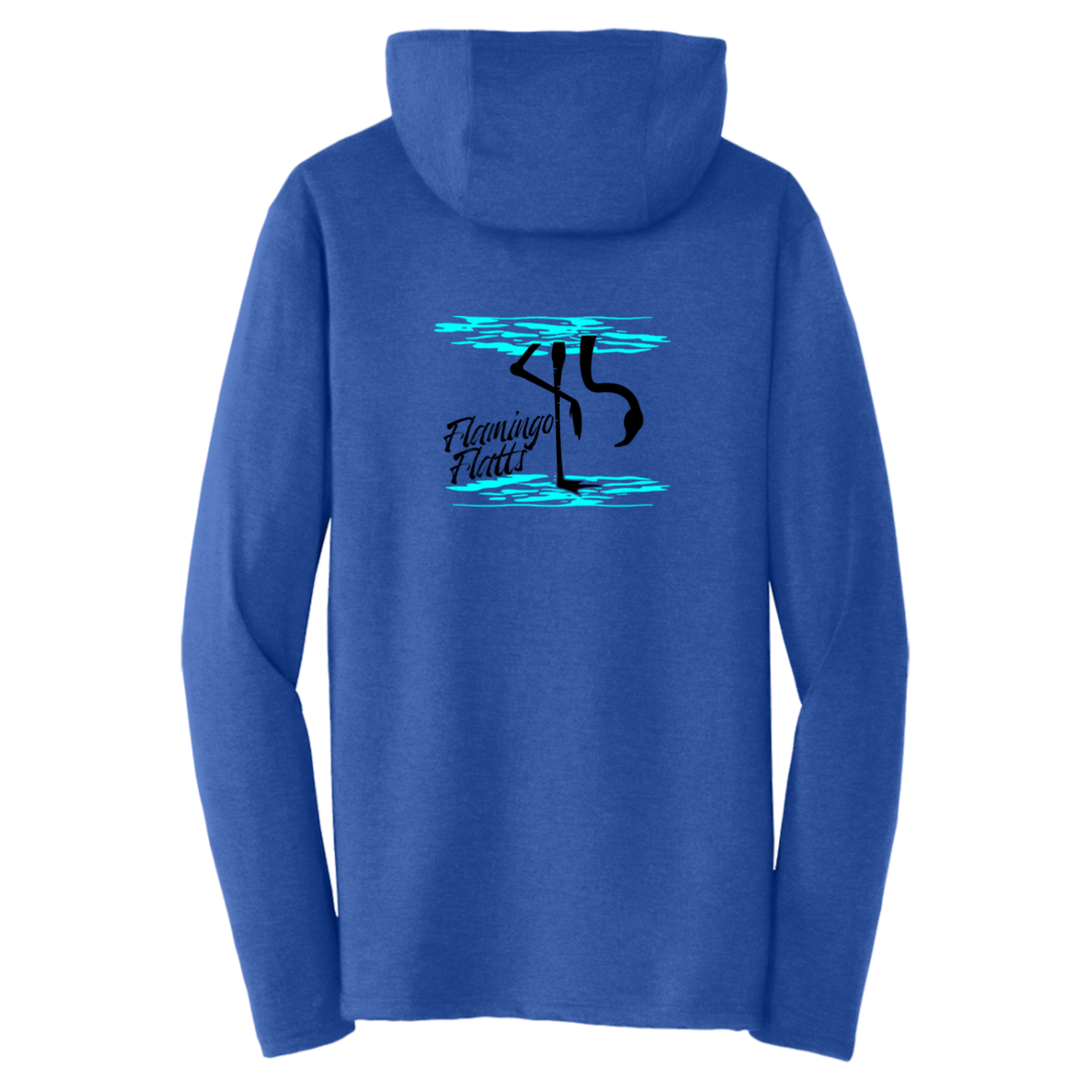 DM139 Flamingo Flatts/Water Silhouetts Triblend T-Shirt Hoodie