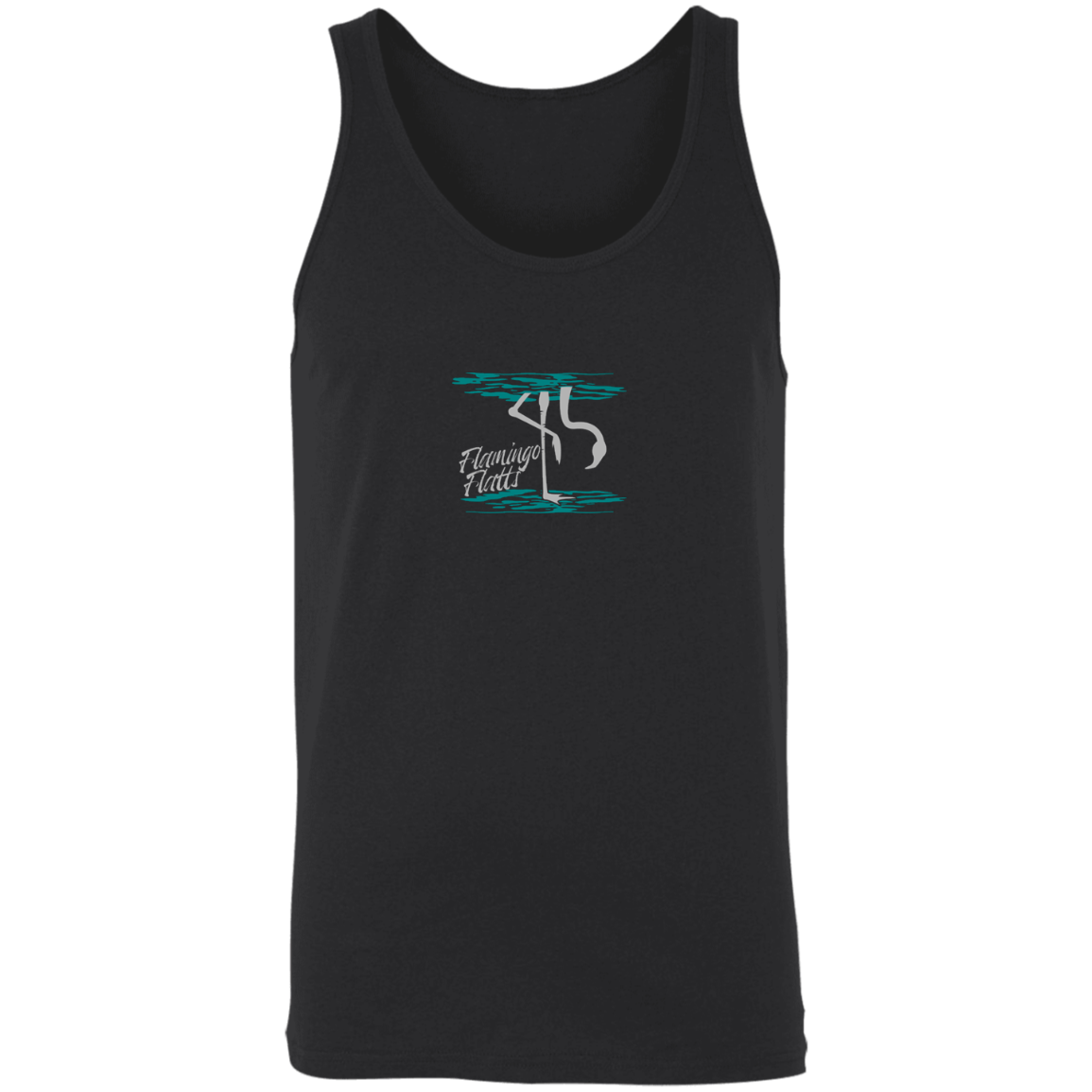 3480 Men's Flamingo Water Silhouette Tank