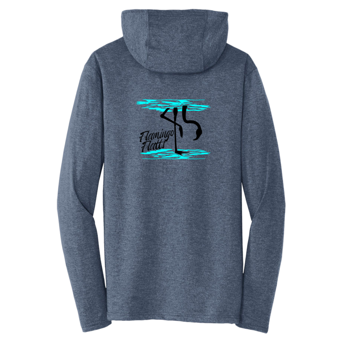 DM139 Flamingo Flatts/Water Silhouetts Triblend T-Shirt Hoodie