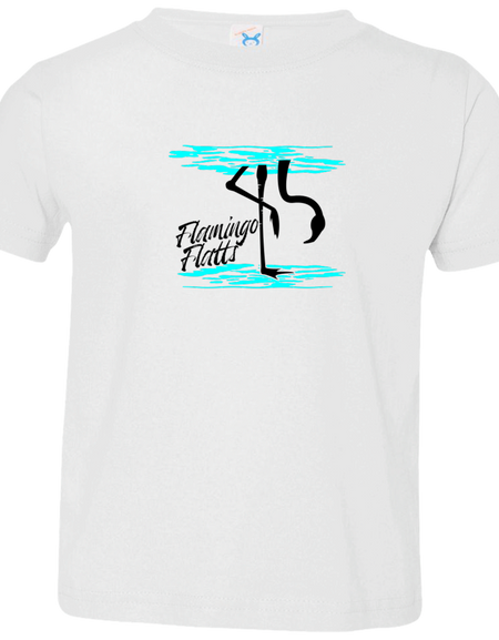 3321 Toddler Flamingo Shirt Water Silhouette