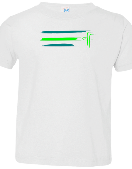 3321 Toddler Flamingo Hook Stripe Jersey T-Shirt