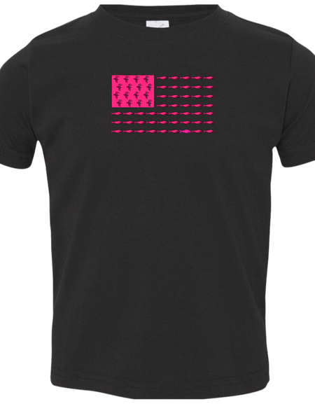 3321 Toddler Flamingo Flatts/Fish Flag Jersey T-Shirt