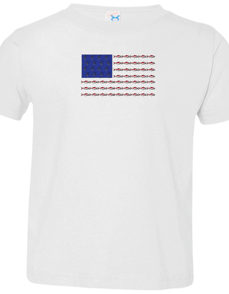 3321 Toddler Flamingo Flatts/Fish Flag Jersey T-Shirt