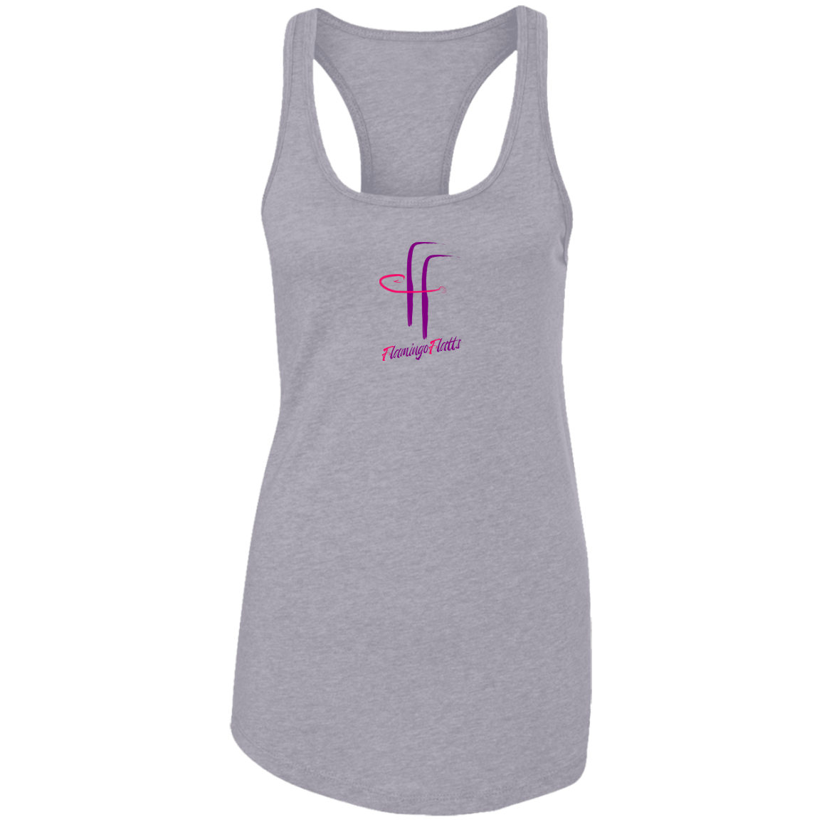 NL1533 Ladies Flamingo Ideal Racerback Tank Flamingo Flatts Hook