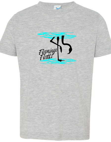 3321 Toddler Flamingo Shirt Water Silhouette