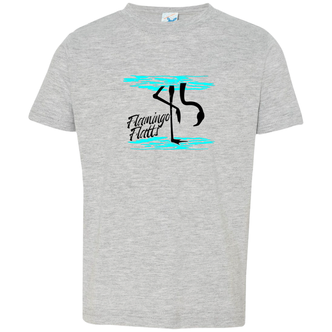 3321 Toddler Flamingo Shirt Water Silhouette