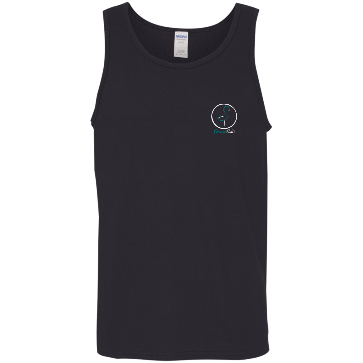 G520 Men's Flamingo Circle Cotton Tank Top 5.3 oz.