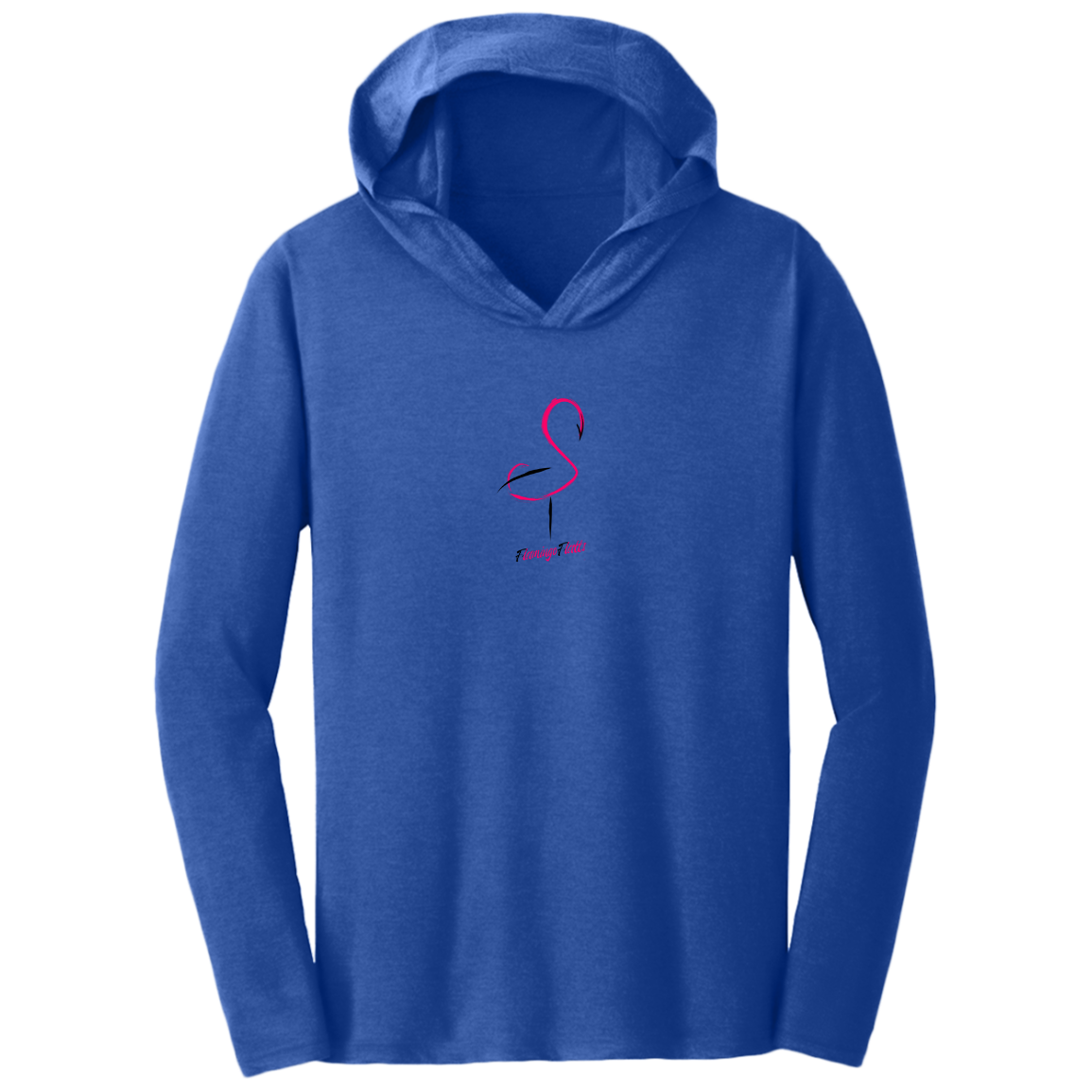 DM139 Flamingo/Water Silhouette Triblend T-Shirt Hoodie