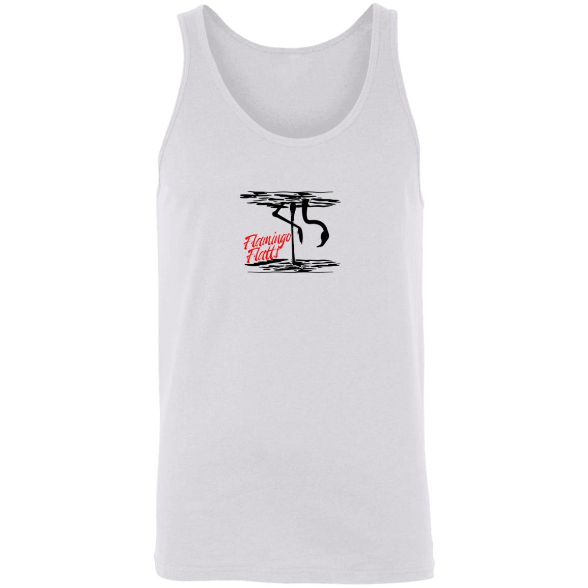 3480 Men's Flamingo Water Silhouette Tank