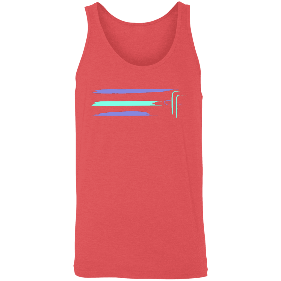 3480 Mens' Flamingo Flatts Stripe Tank