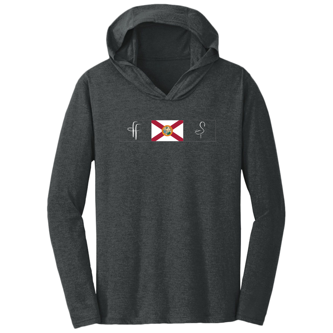 DM139 Triblend FF/Flamingo Florida Flag T-Shirt Hoodie