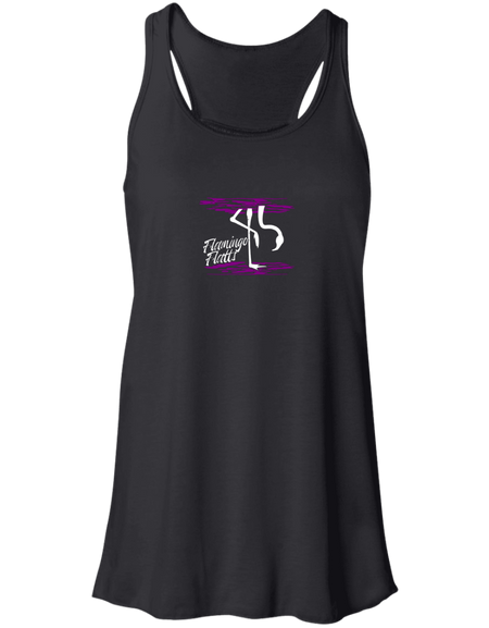 B8800 Flowy Water Silhouette Racerback Tank Digisoft Print