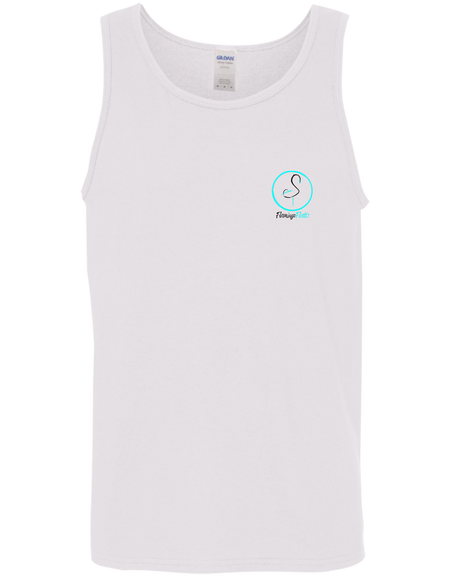 G520 Men's Flamingo Circle Cotton Tank Top 5.3 oz.