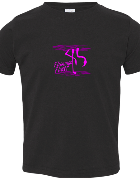 3321 Toddler Flamingo Shirt Water Silhouette