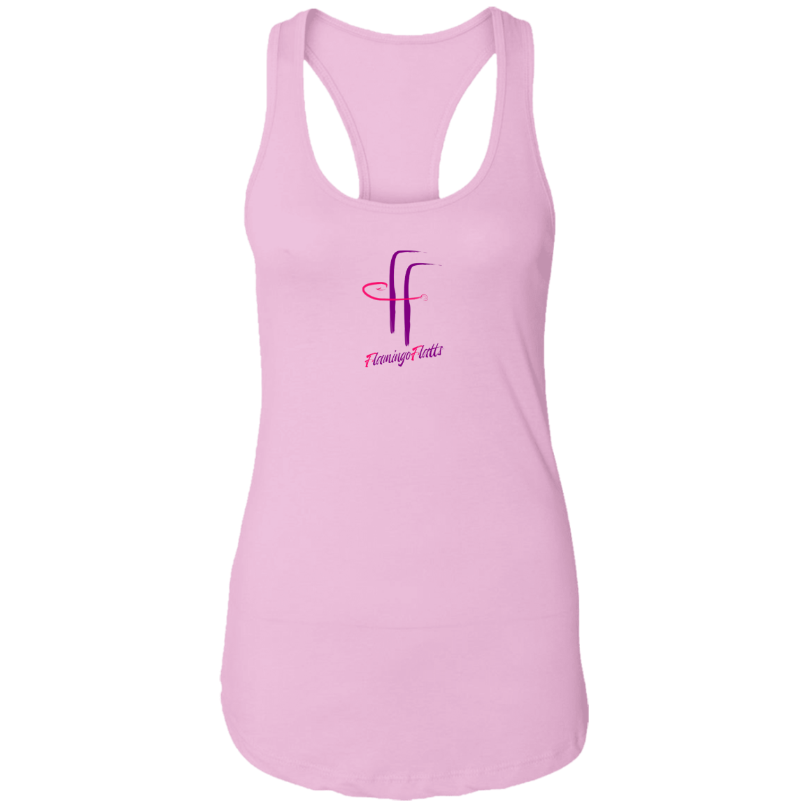 NL1533 Ladies Flamingo Ideal Racerback Tank Flamingo Flatts Hook