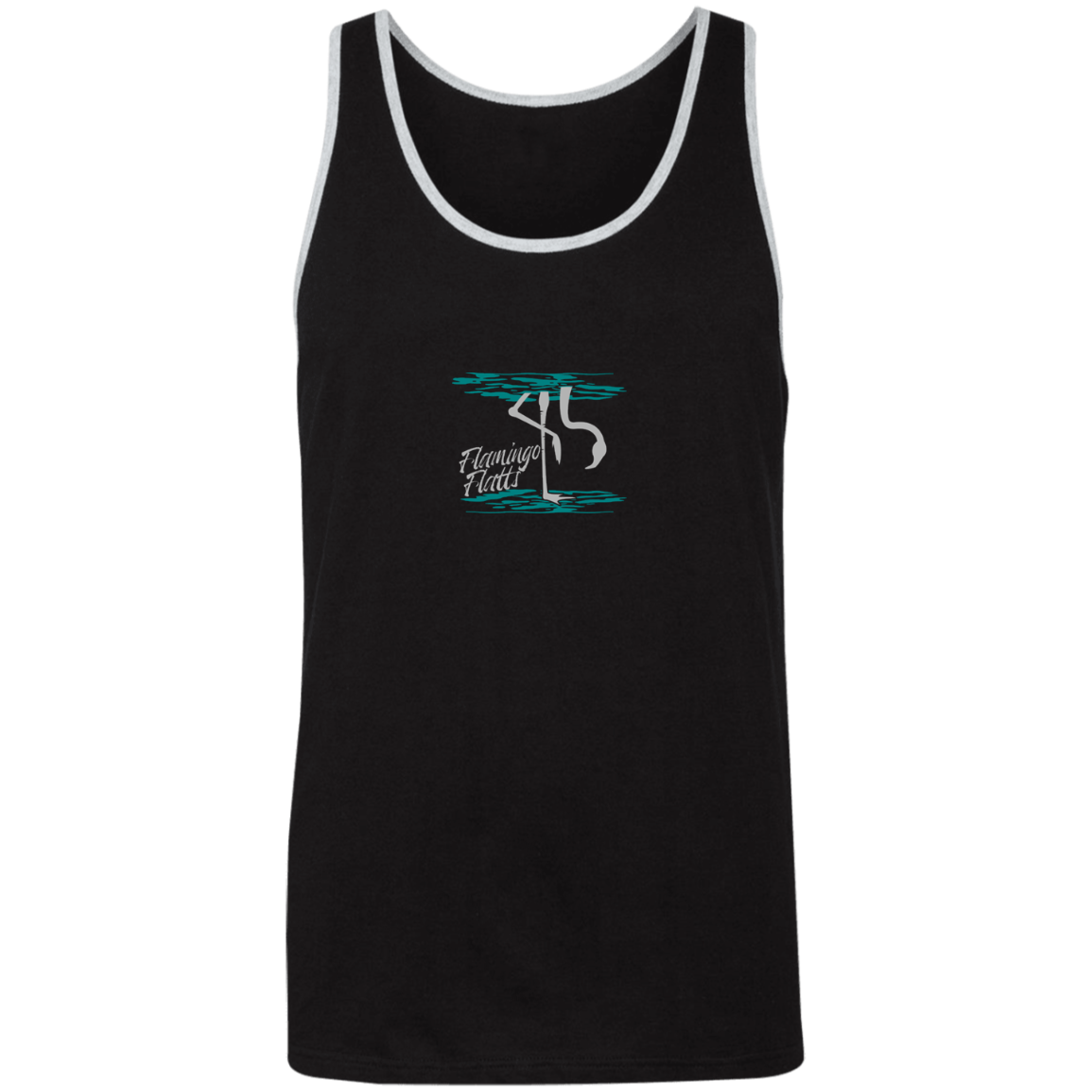 3480 Men's Flamingo Water Silhouette Tank